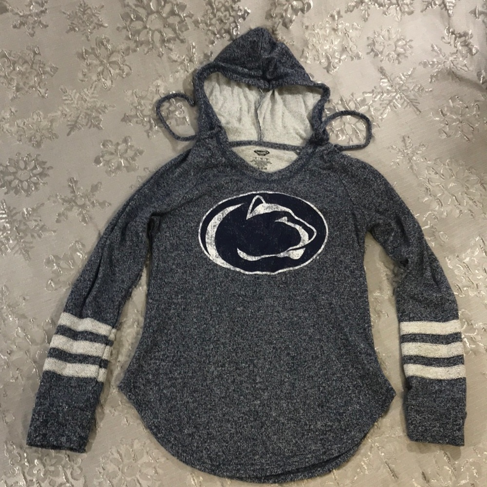 Penn State logo hoodie, ladies XS-S